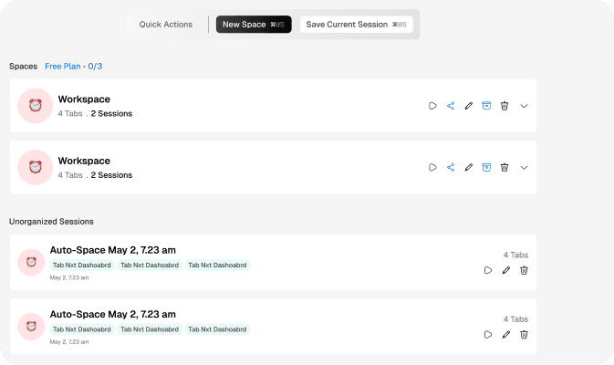Session Manager feature